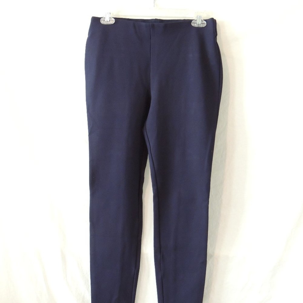 New Lilly Pulitzer Sz M Nira Legging Midnight Navy Blue Pull On